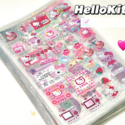 Kawaii Hello Kitty Stickers Set