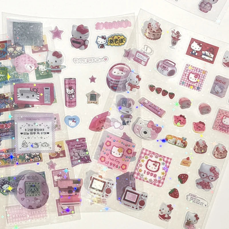 Kawaii Hello Kitty Stickers Set