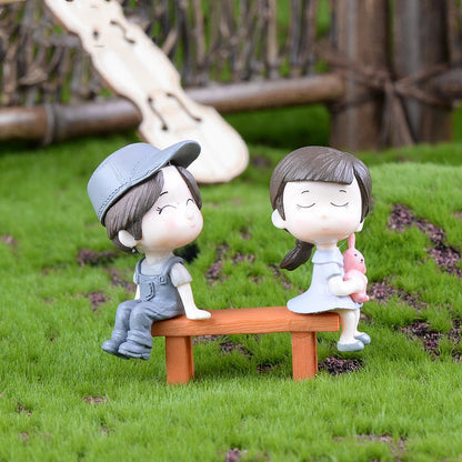 Kawaii Miniature Fairy Garden Statues