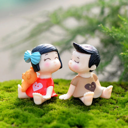 Kawaii Miniature Fairy Garden Statues