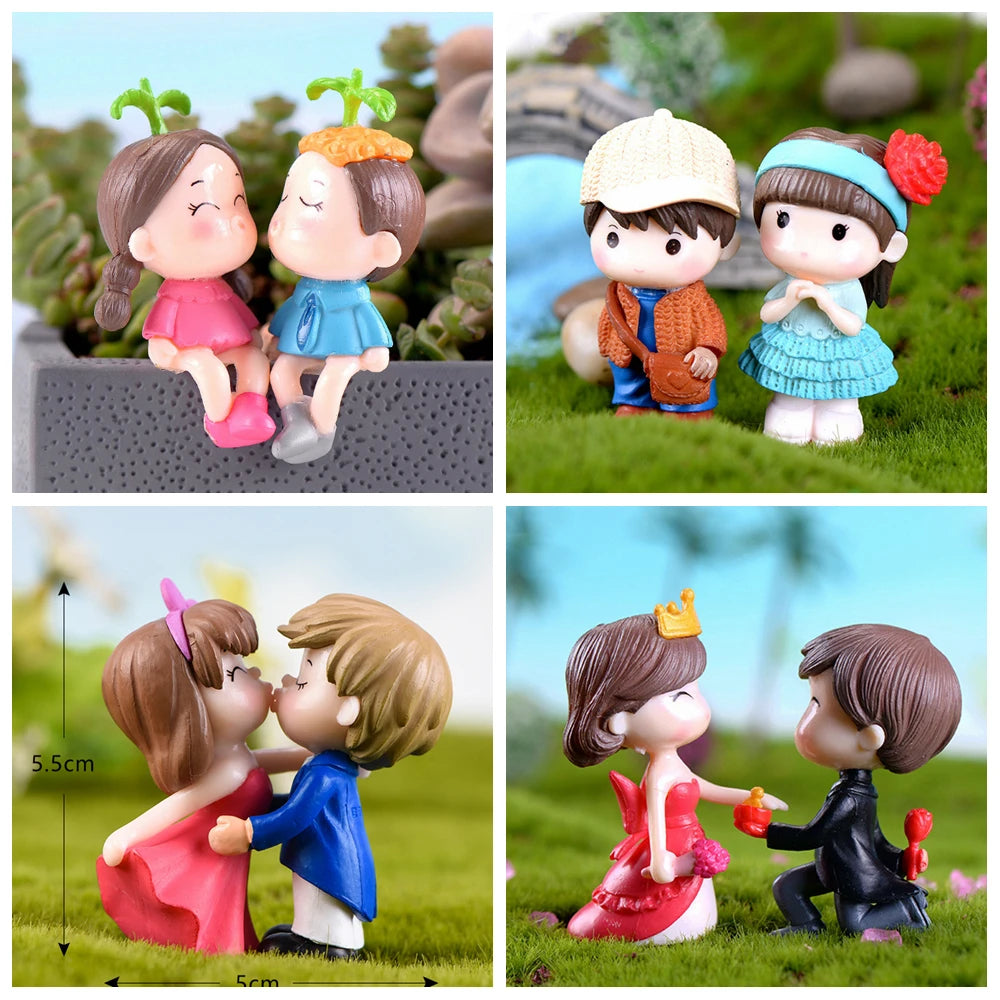 Kawaii Miniature Fairy Garden Statues