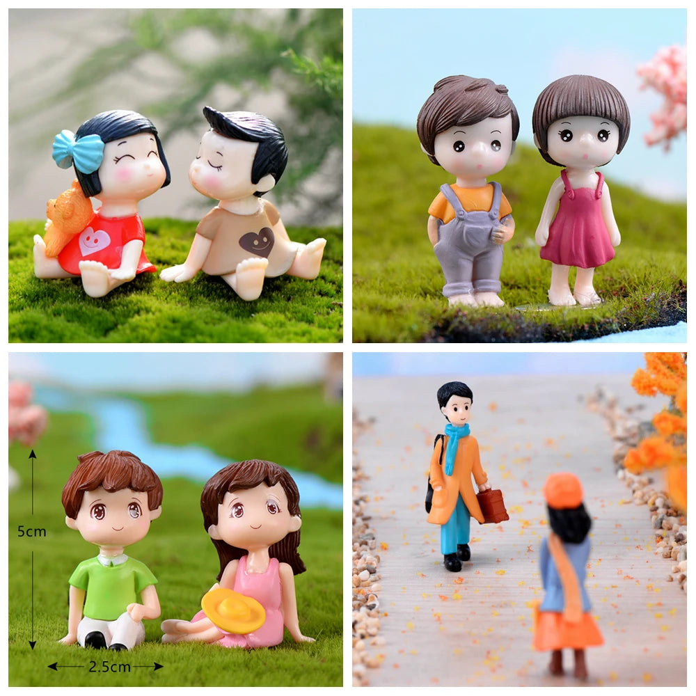 Kawaii Miniature Fairy Garden Statues