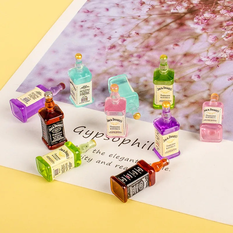 Kawaii Miniature Resin Beverage Figurines