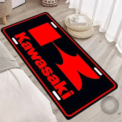 Kawasaki Anti-Slip Motorcycle Display Mat