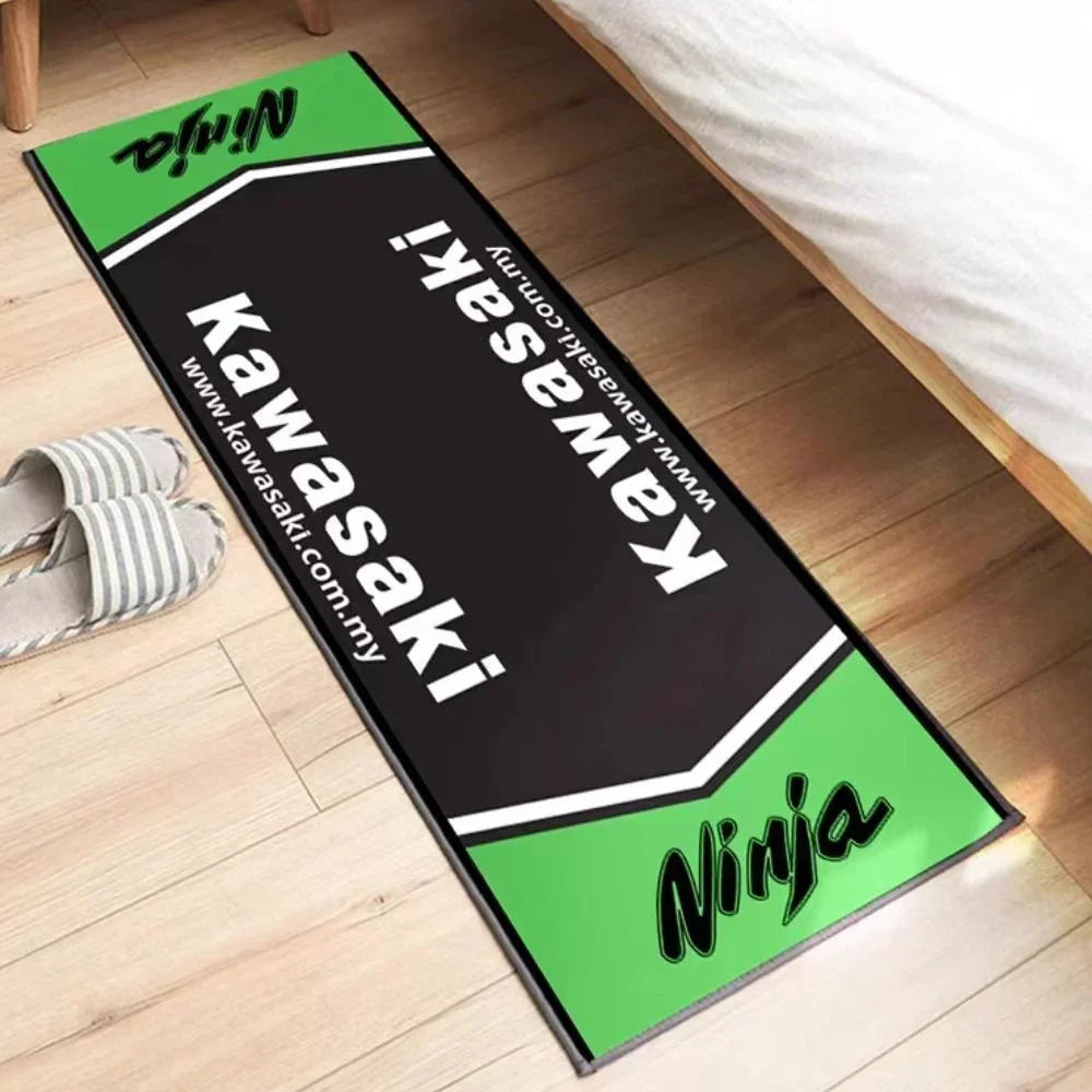 Kawasaki Anti-Slip Motorcycle Display Mat