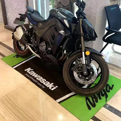 Kawasaki Anti-Slip Motorcycle Display Mat