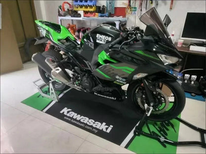 Kawasaki Anti-Slip Motorcycle Display Mat