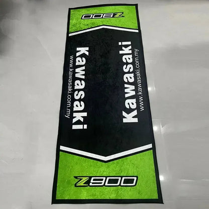 Kawasaki Anti-Slip Motorcycle Display Mat