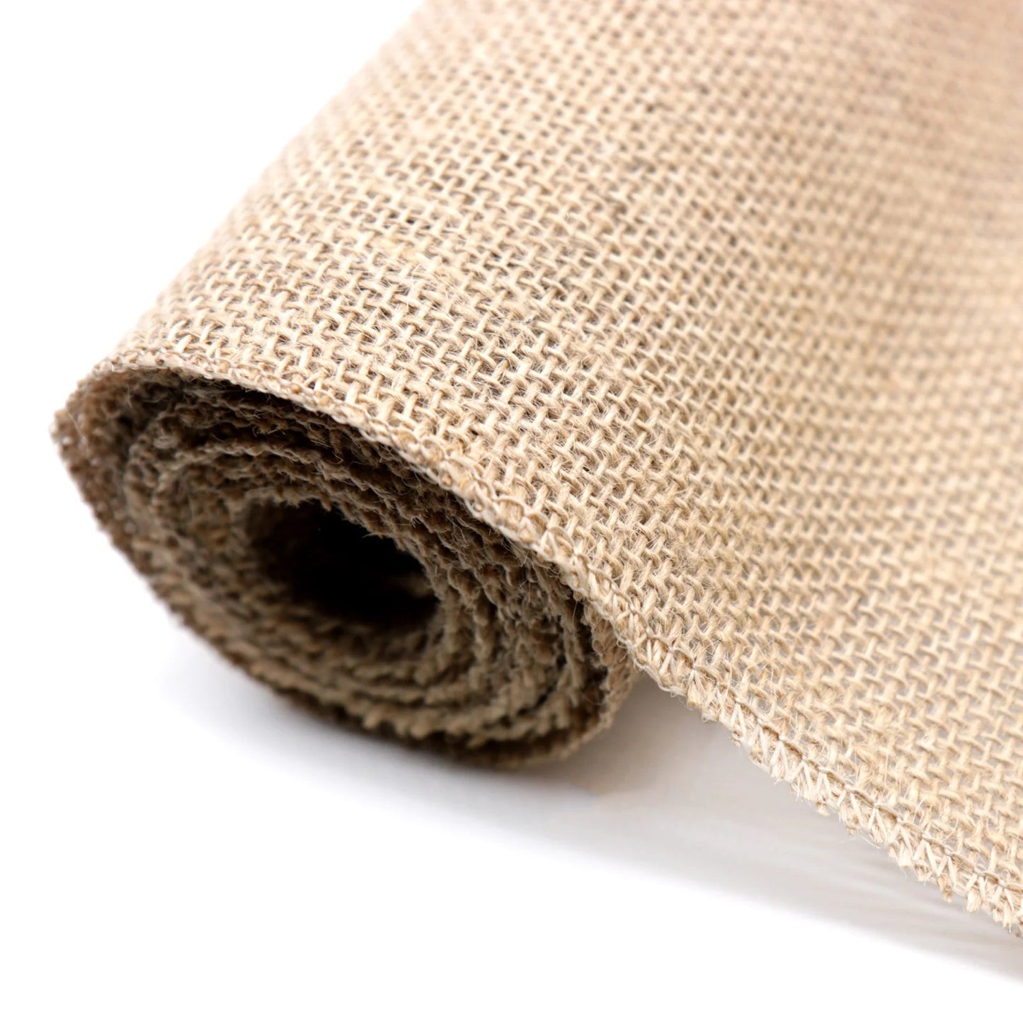 Khaki Jute Linen Table Runner 30cm