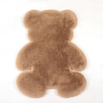 Kids Rabbit Fur Decorative Rug