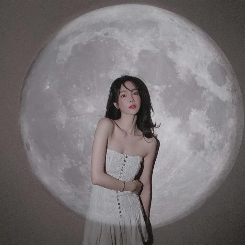 Kinbelle Portable Moon Projection Lamp