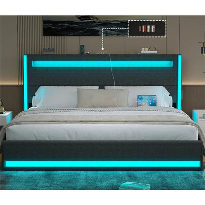 King Size Platform Bed Frame