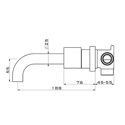 Klara - Wall Mounted Bathroom Sink Faucets