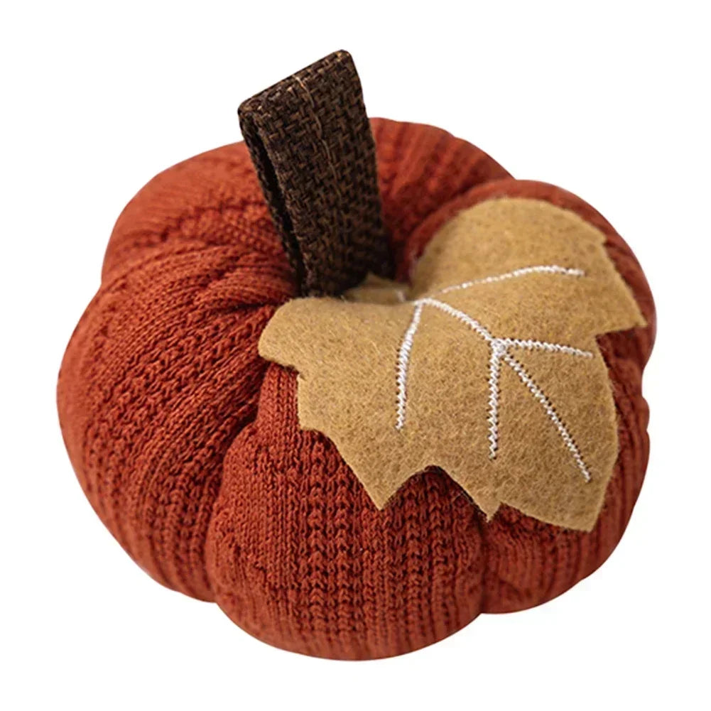 Knitted Mini Pumpkin Autumn Decor