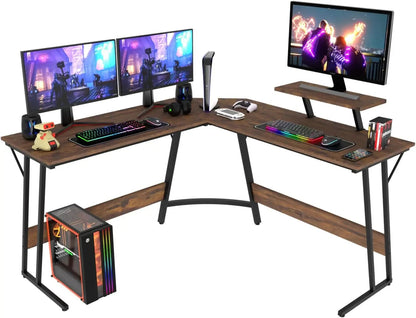 L Shaped Corner Gaming Desk