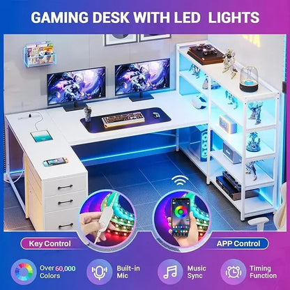 L Shaped Corner Gaming Desk