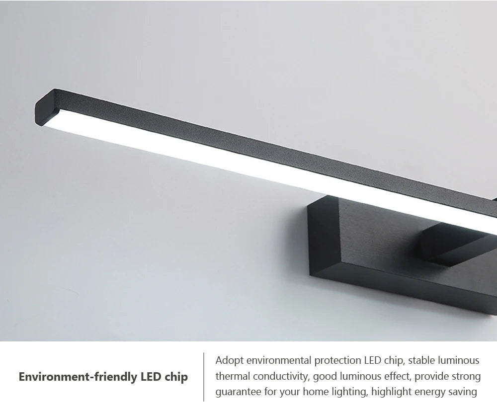 LED Bathroom Wall Light - Modern Aluminium