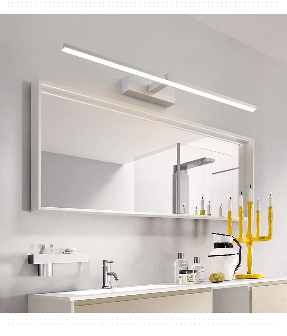 LED Bathroom Wall Light - Modern Aluminium