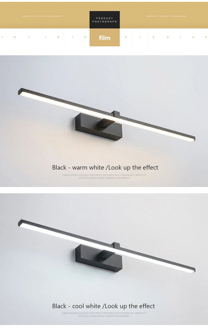 LED Bathroom Wall Light - Modern Aluminium