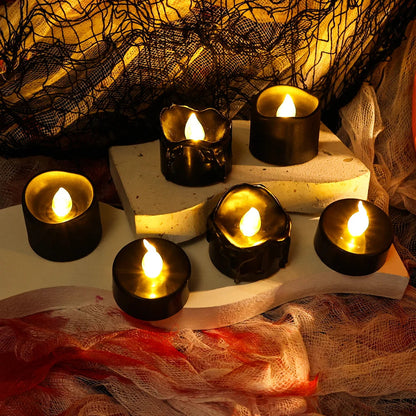 LED Black Candle Light Decor