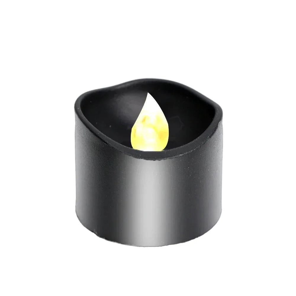 LED Black Candle Light Decor