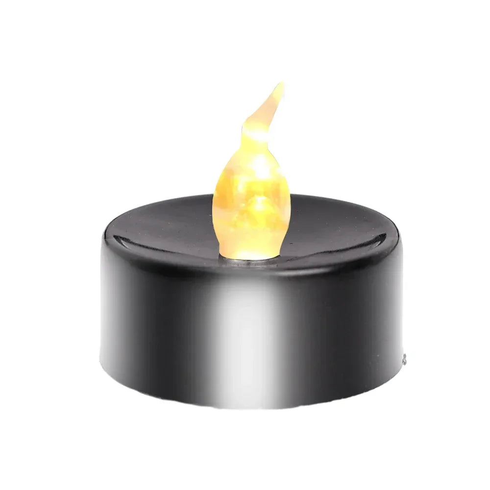 LED Black Candle Light Decor