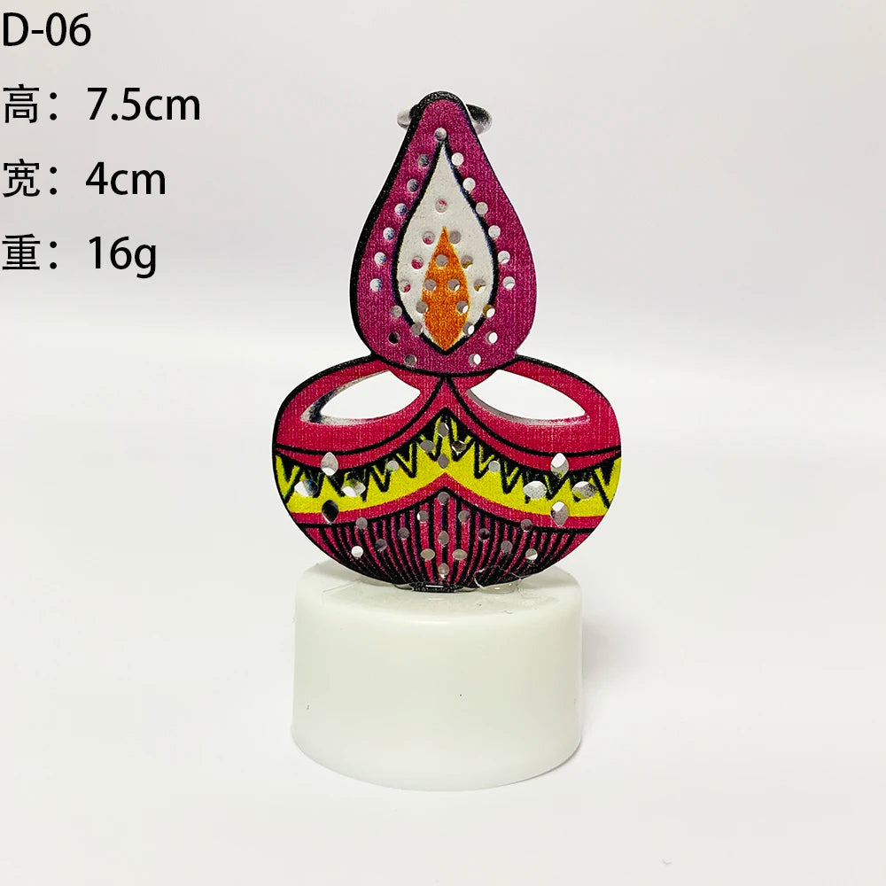 LED Diya Candle Lights Set