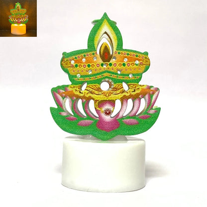 LED Diya Candle Lights Set