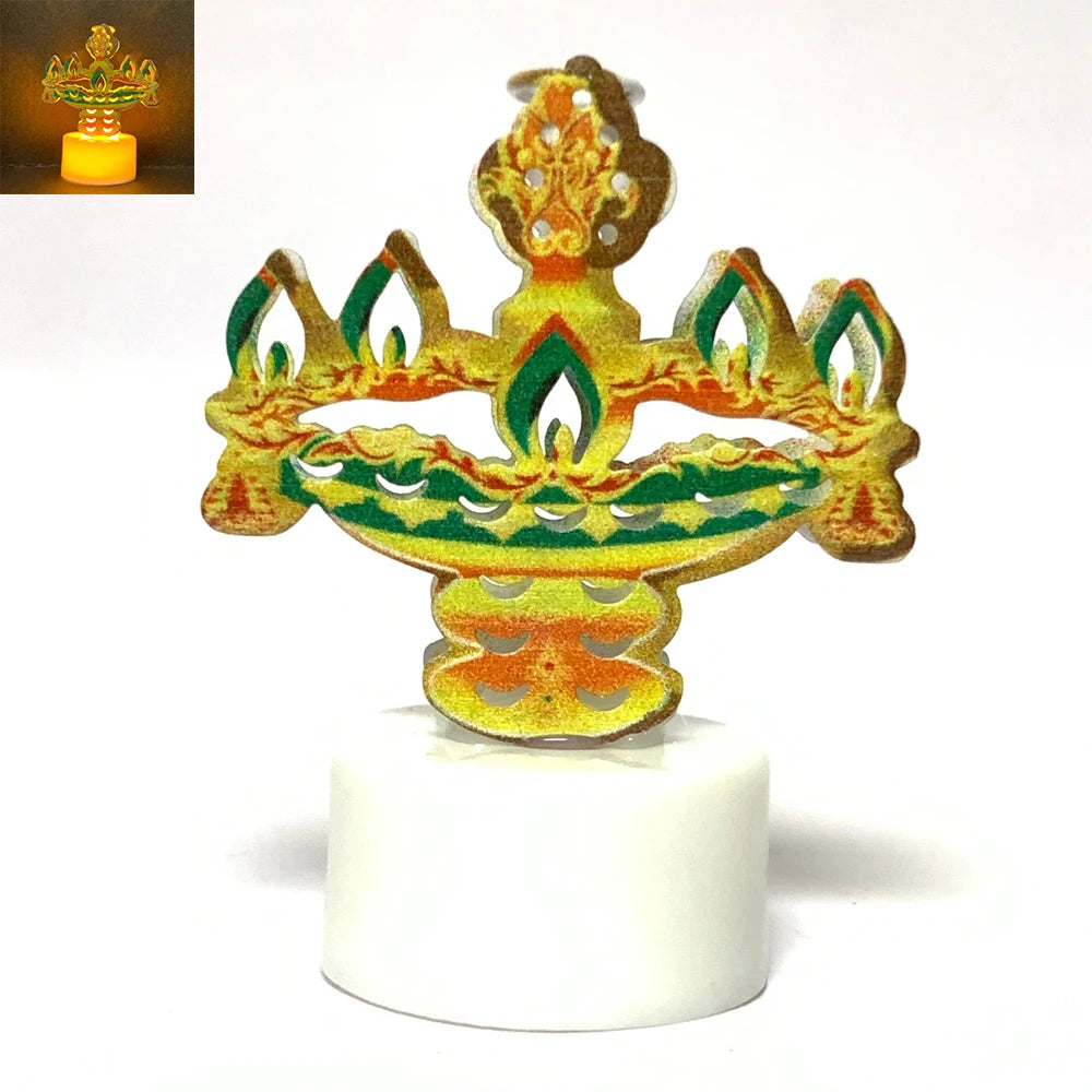 LED Diya Candle Lights Set