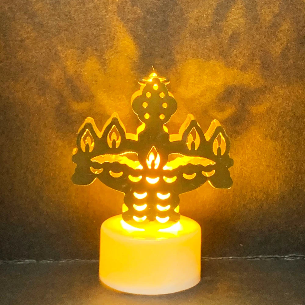 LED Diya Candle Lights Set