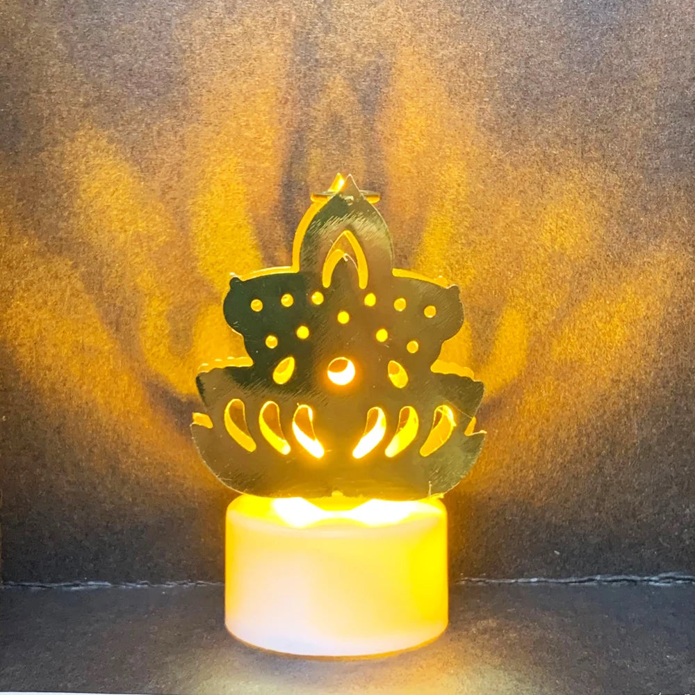 LED Diya Candle Lights Set