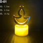 LED Diya Candle Lights Set