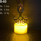 LED Diya Candle Lights Set