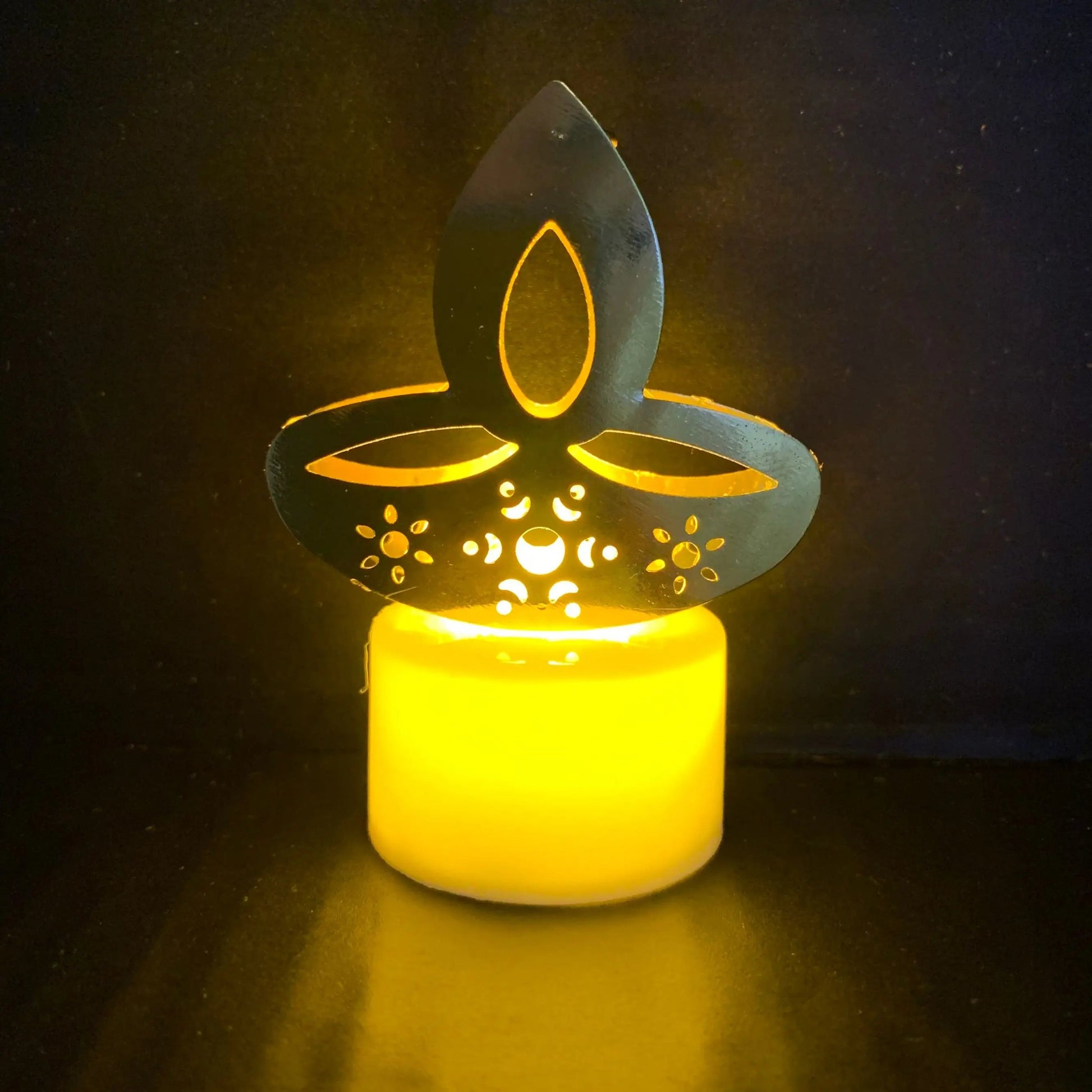 LED Diya Candle Lights Set