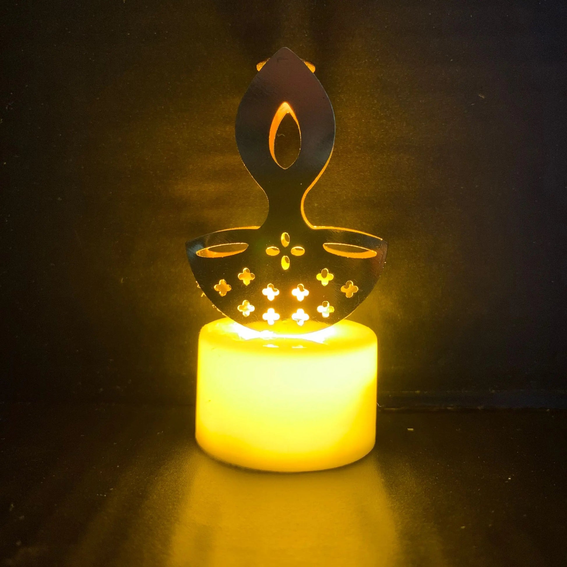 LED Diya Candle Lights Set