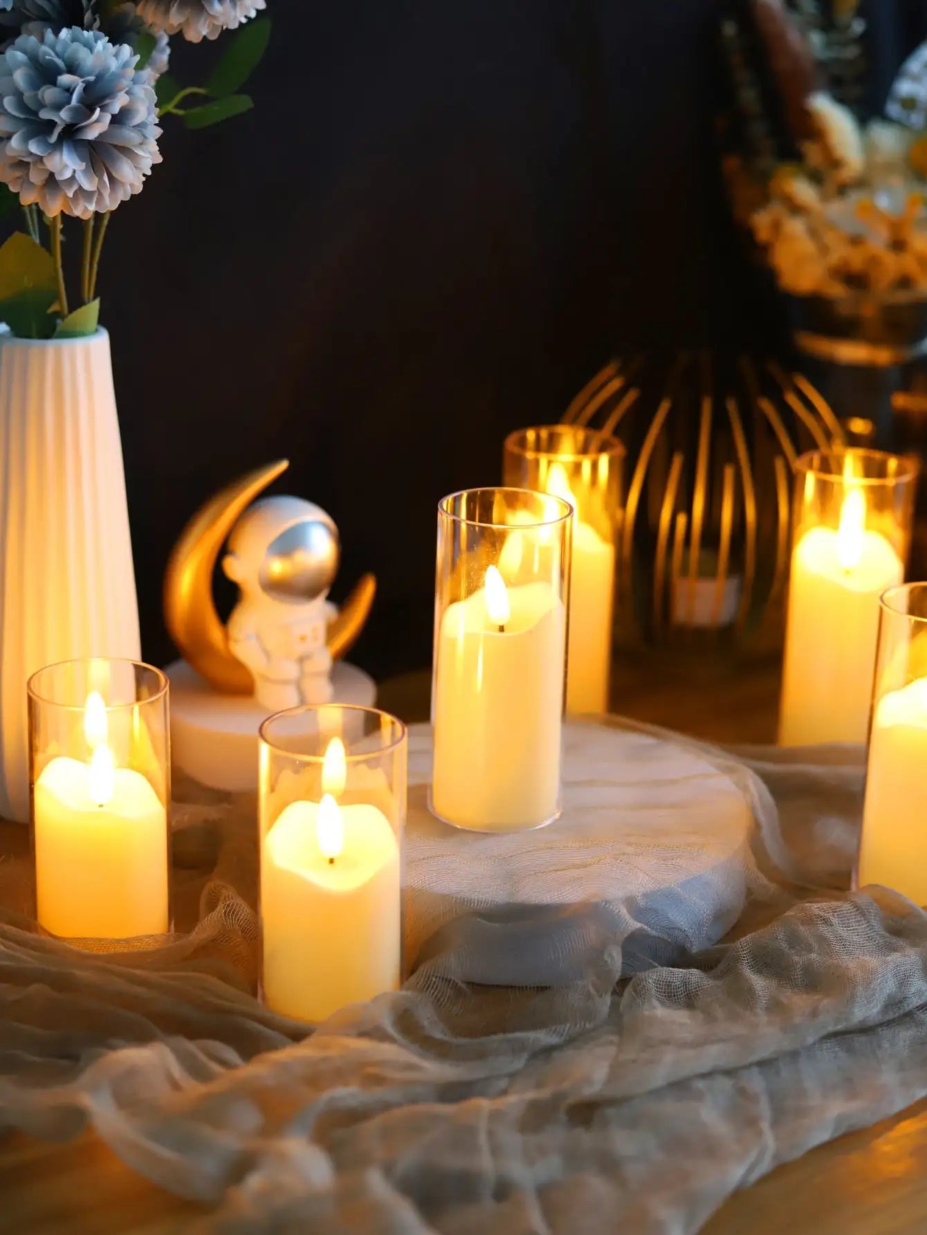 LED Flameless Tealight Candles - Bulk