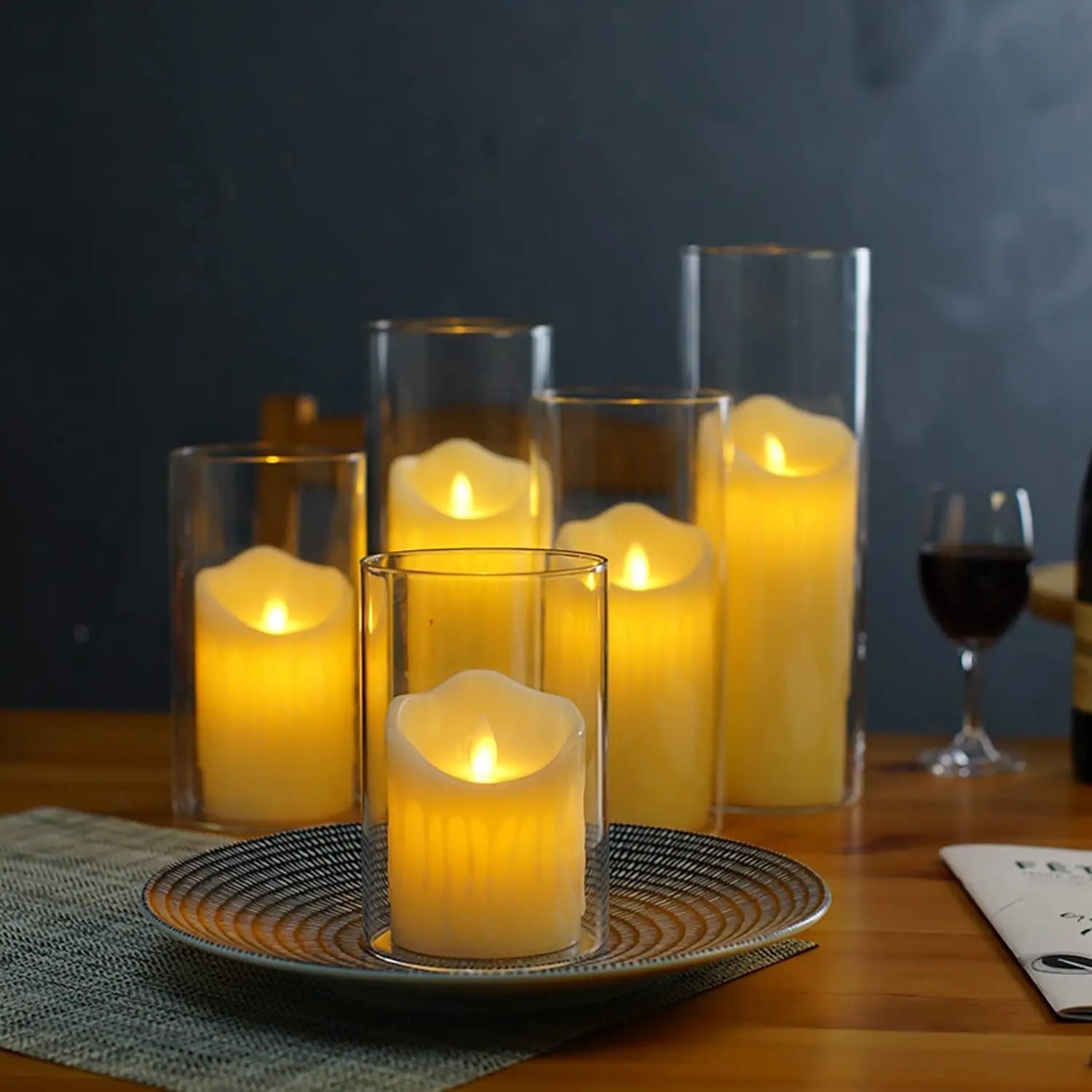 LED Flameless Tealight Candles - Bulk