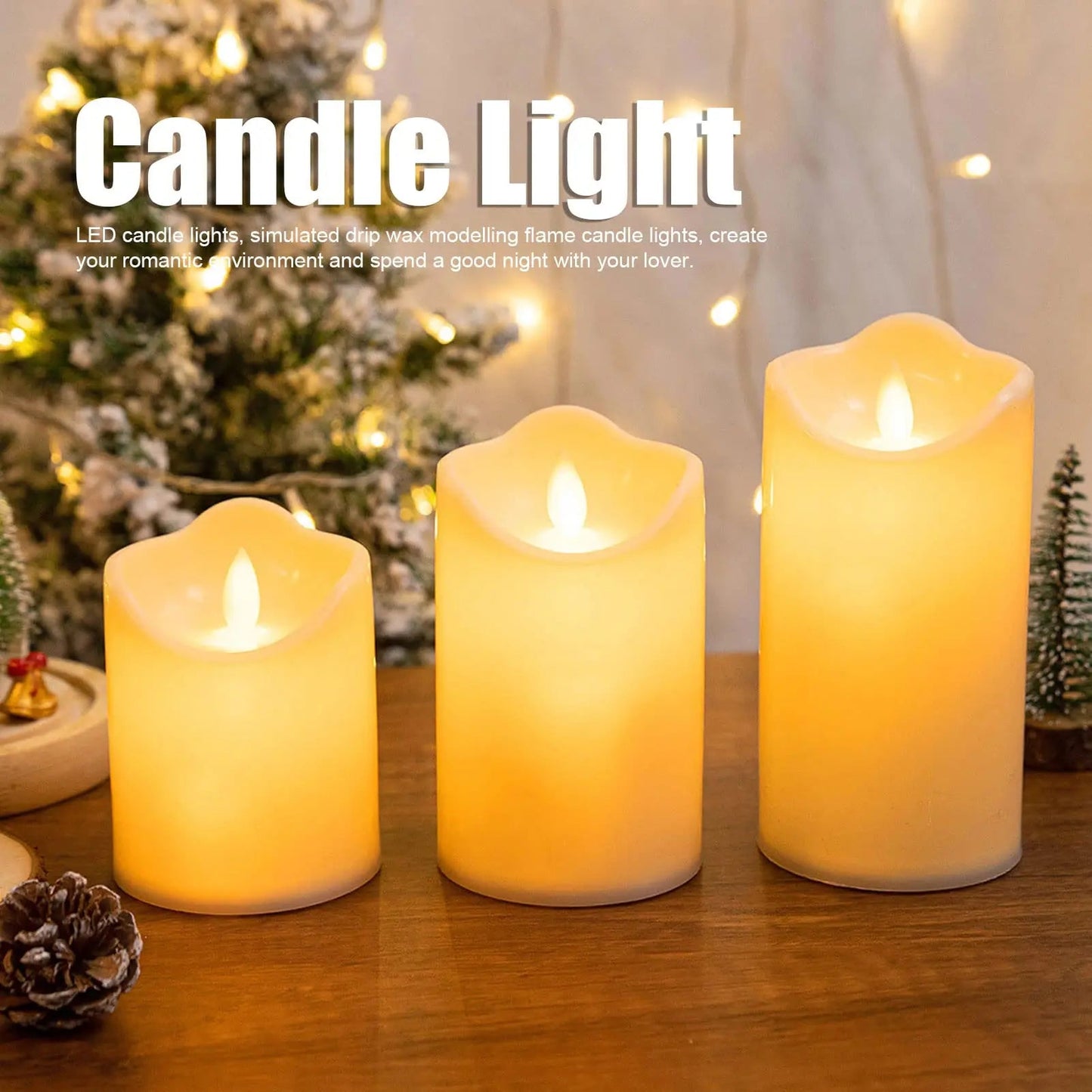 LED Flameless Tealight Candles - Bulk