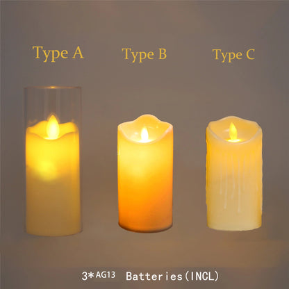 LED Flameless Tealight Candles - Bulk