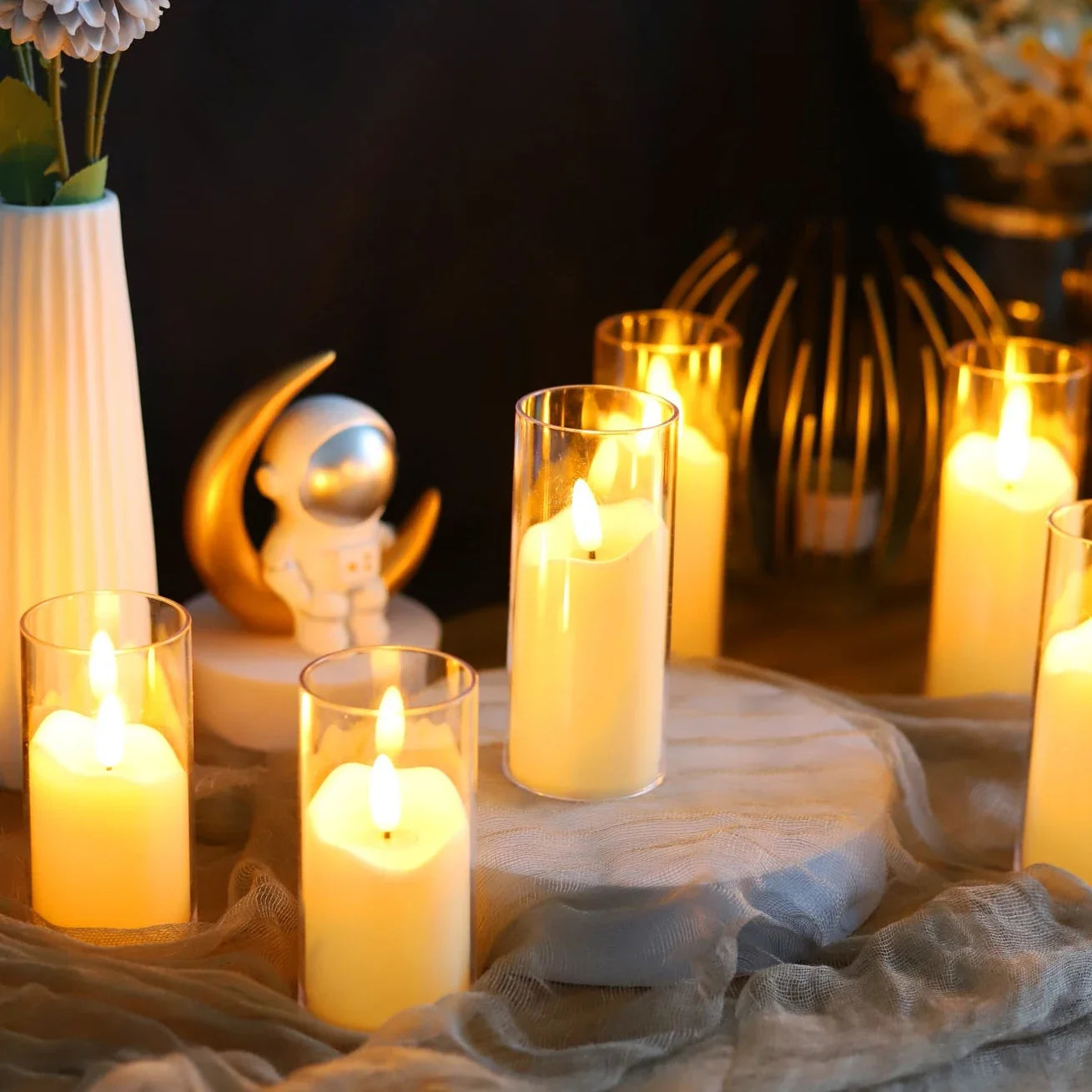 LED Flameless Tealight Candles - Bulk