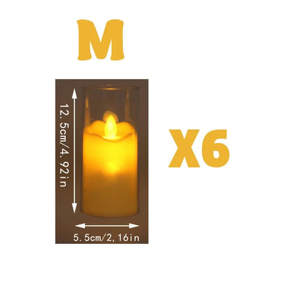 LED Flameless Tealight Candles - Bulk