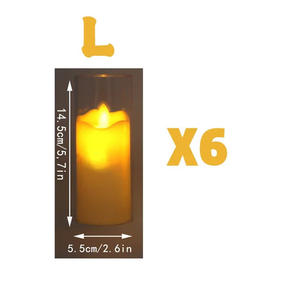 LED Flameless Tealight Candles - Bulk