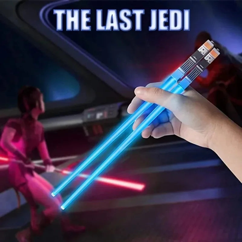 LED Lightsaber Chopsticks - Reusable, Colourful