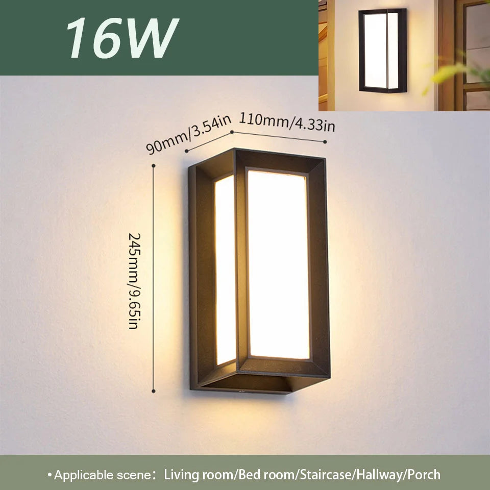 LED Motion Sensor Wall Light