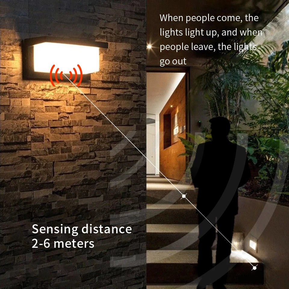 LED Motion Sensor Wall Light