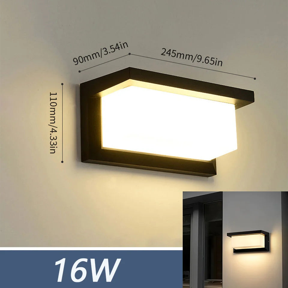 LED Motion Sensor Wall Light