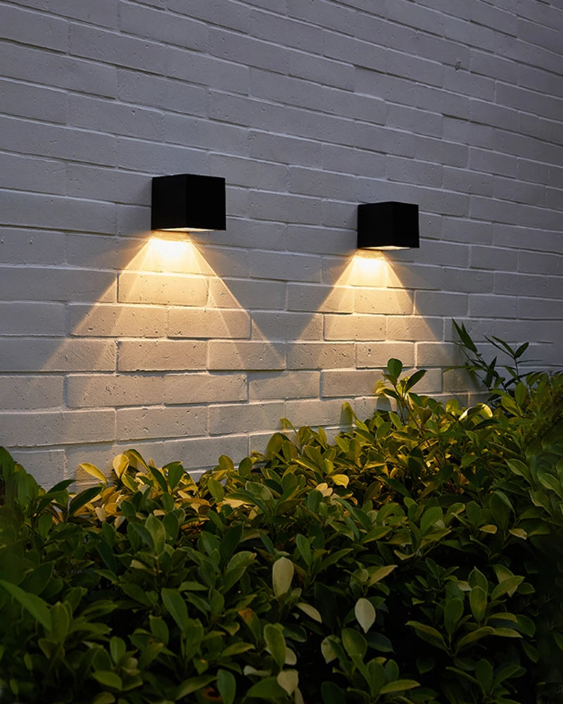 LED Solar Garden Wall Lamp