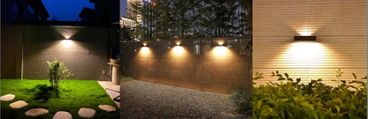 LED Solar Garden Wall Lamp