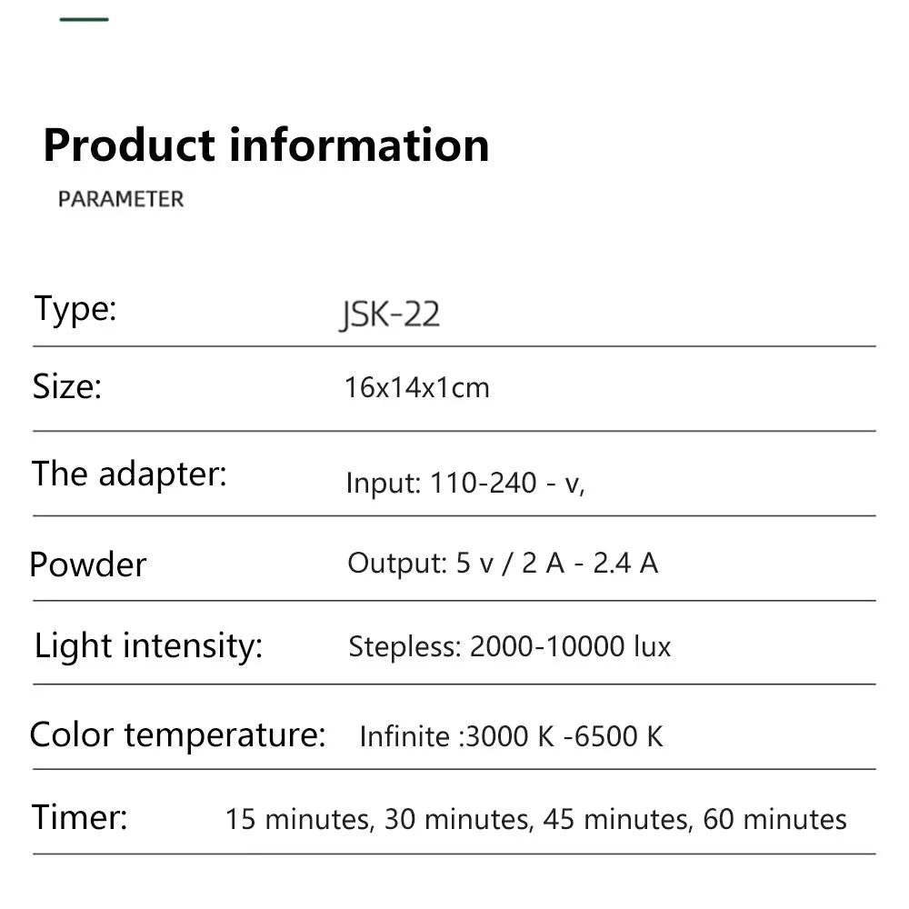 LED Therapy Lamp for Mood Boost