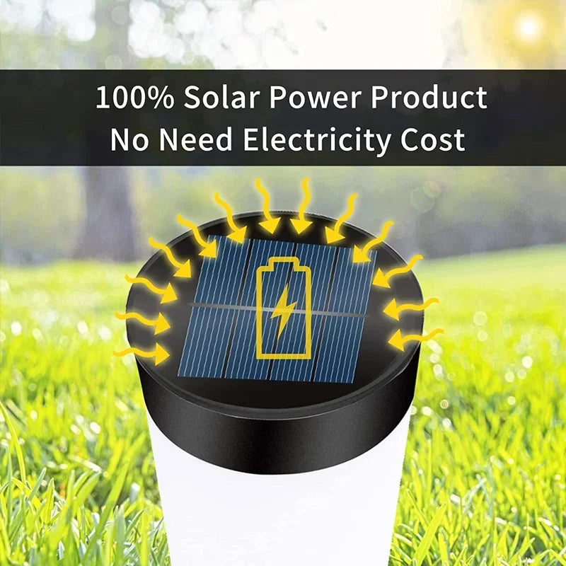 LISM Solar Garden Post Lamp